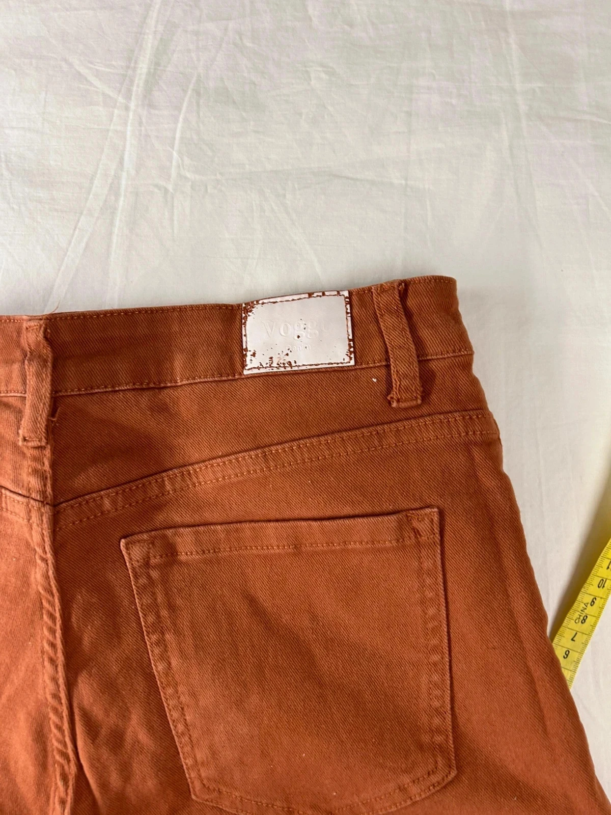 Brown orange high-waisted Voggo jeans – photo 13